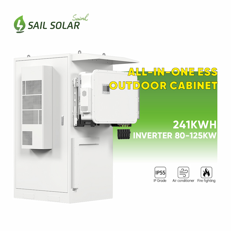 All In One Outdoor Cabinet Battery Energy Storage System 241Kwh