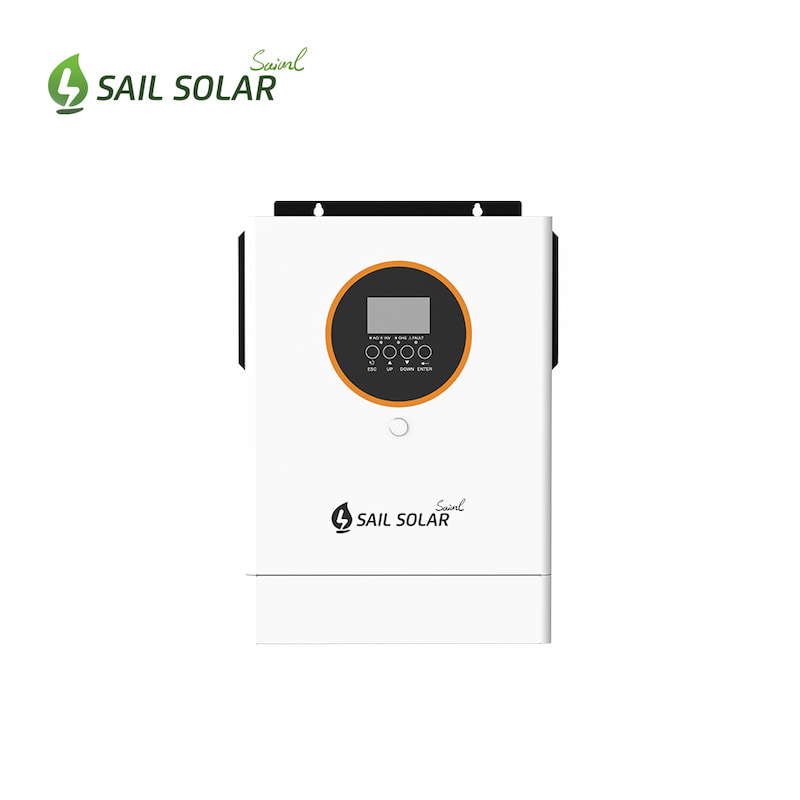 محول طاقة شمسية هجين للاستخدام المنزلي من SAIL SOLAR بقدرات 3 كيلوواط، 6 كيلوواط، و11 كيلوواط مع واي فاي